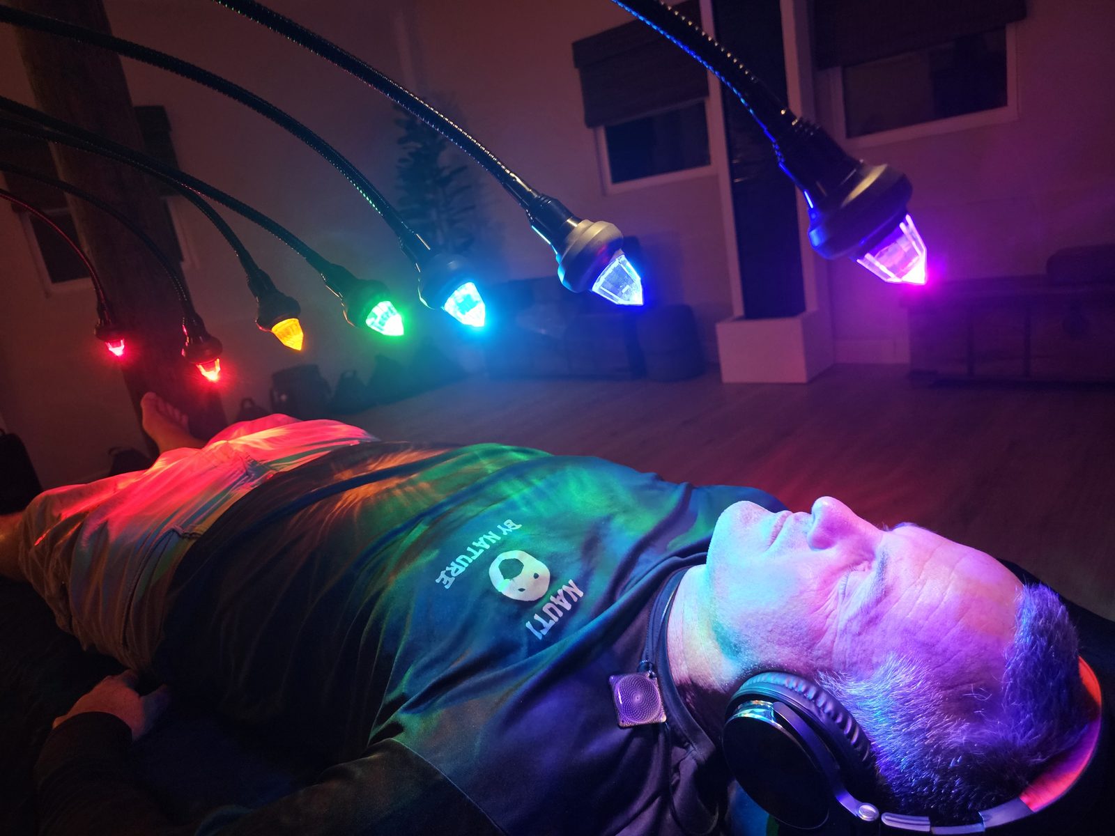 Color therapy man