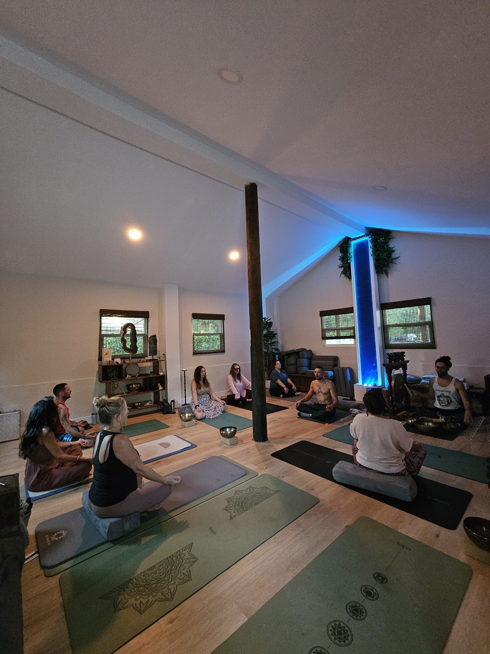 Meditation in studio